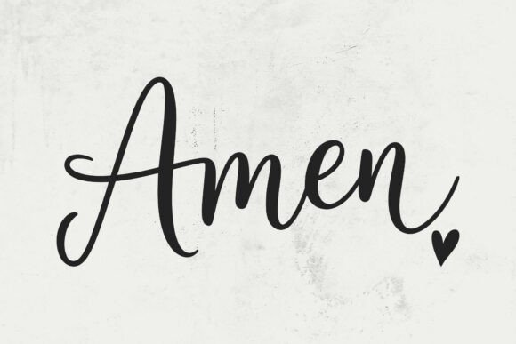 Amen SVG Graphics for Faith-Based Crafts