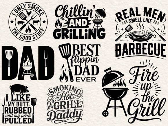 Barbecue Grill Bundle, Funny BBQ Quote: A Graphics & Crafts Review