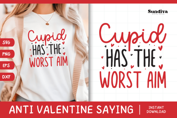 Funny Anti Valentine s Day Quote SVG 16 for Graphics and Crafts