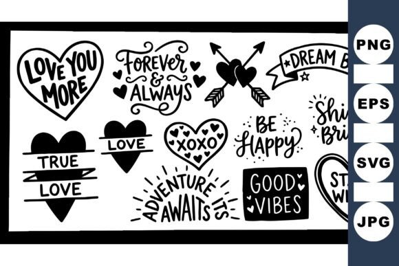 Hand Lettered Love Quote SVG Set: A Crafts and Graphics Review for Sellers