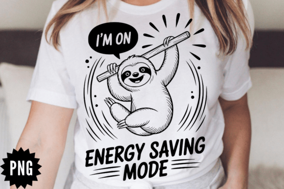 I m on Energy Saving Mode SVG Design for Graphics & Crafts
