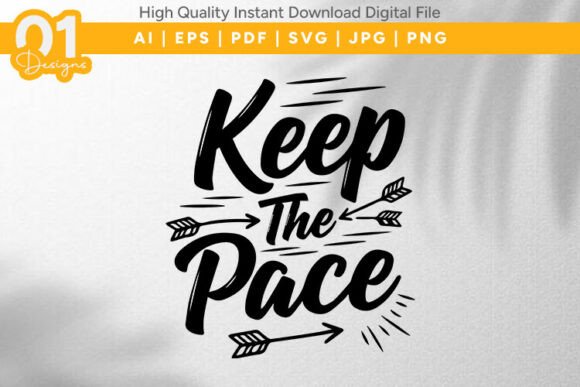 Keep the Pace Fitness Quote SVG Review