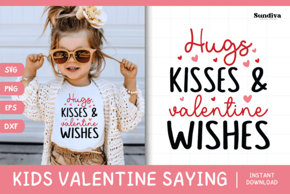 Kids Valentine s Day Quote SVG 14 for Graphics and Crafts
